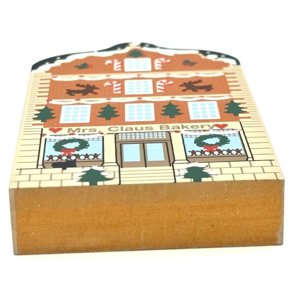 The Cats Meow Village North Pole Collection Wooden Shelf Sitter Complete Set - Picture 14 of 16